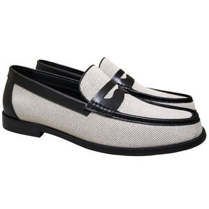 Steve Madden Men Cornelius Slip On Penny Loafers Size US 10M Black Beige